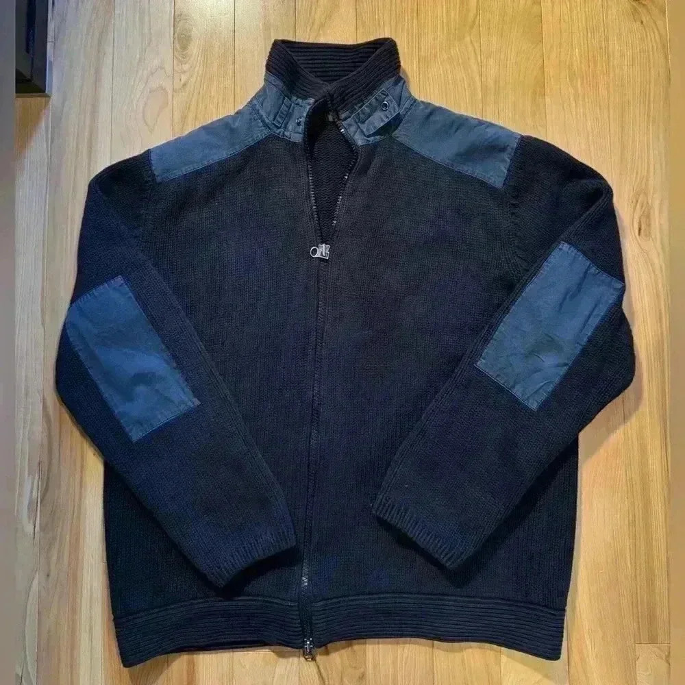 Jake*s Heavy Knit Full  Zip Sweter L​